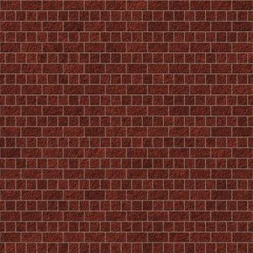 Red brick texture, seamless background. Stock Illustration