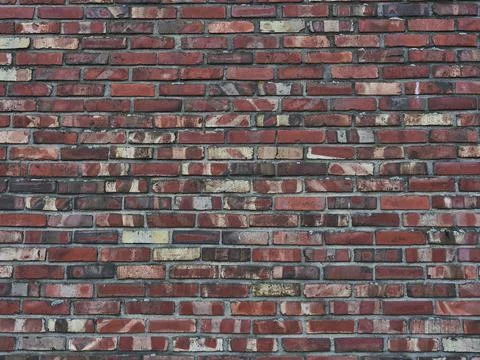 Red brick texture on a wall Stock Photos