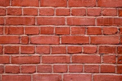 Red brick textured background, brick wall texture Stock Photos