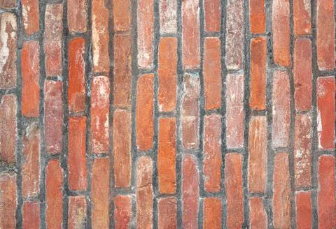 Red brick wall as an abstract background Stock Photos