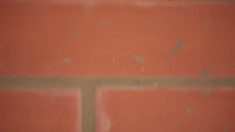 Red brick wall and camera movement Stock Footage 91004460