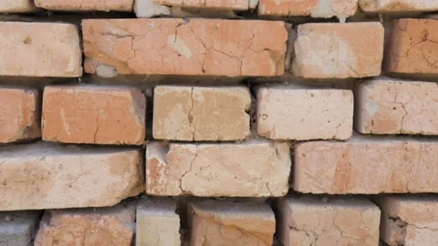 Red Brick Wall. Background Stock Footage 103474314