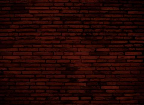 Red  brick wall for background or texture Stock Photos
