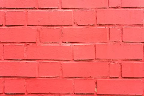 Red Brick wall for background or texture Stock Photos