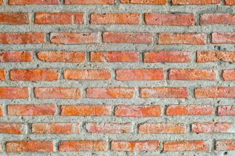Red Brick Wall Background or Texture Stock Photos