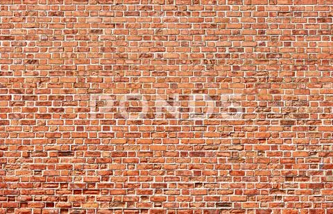 Red brick wall background Stock-Fotos