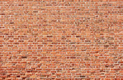 Red brick wall background Stock Photos