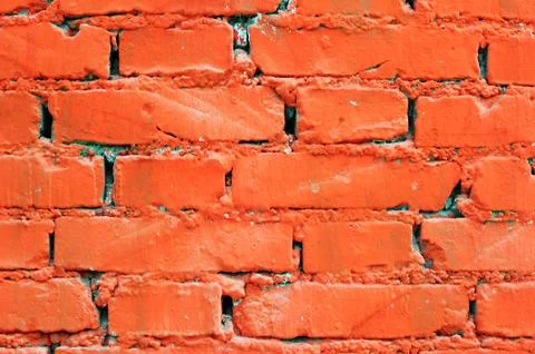 Red brick wall background Stock-Fotos