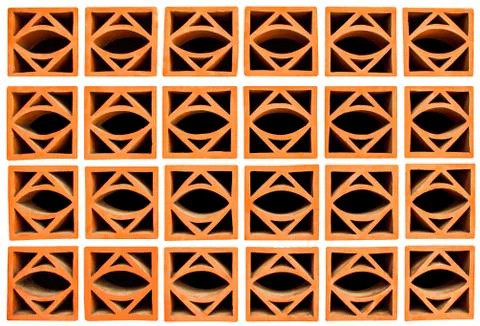 Red brick wall background. Stock Photos