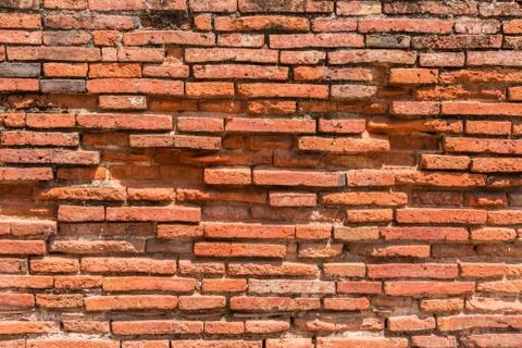 Red brick wall background Stock Photos