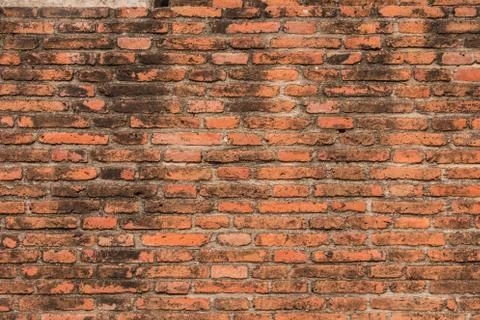Red brick wall background Stock Photos
