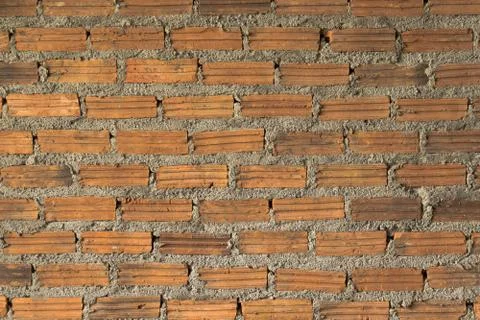 Red brick wall background Stock Photos