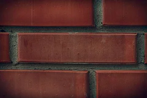 Red brick wall background Stock Photos