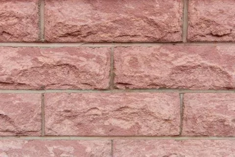 Red brick wall background. Stock Photos