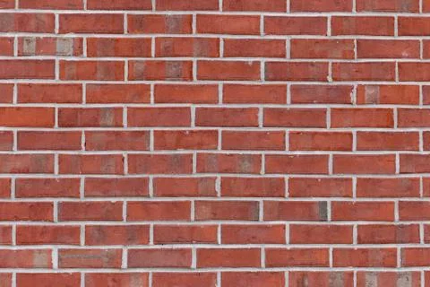 Red brick wall for a background. Stock Photos