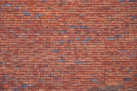 Red brick wall background Stock Photos