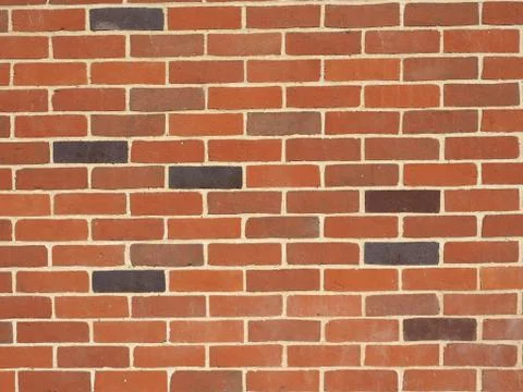 Red brick wall background Stock Photos