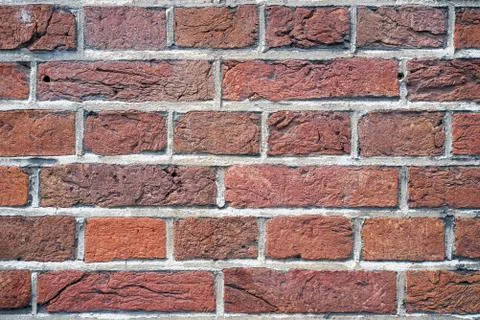 Red brick wall background Stock Photos