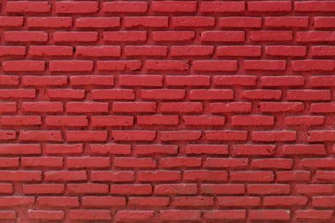 Red brick wall background Stock Photos