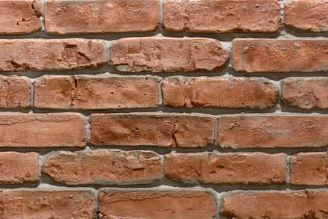 Red brick wall. Background Stock Photos