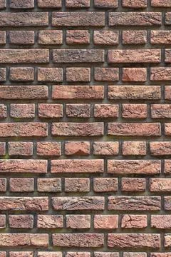 Red brick wall background Stock Photos