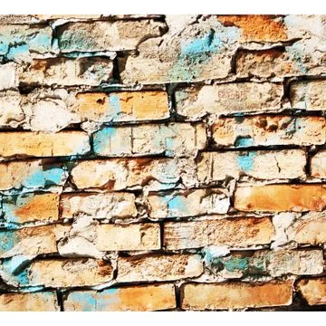 Red brick wall background Foto stock