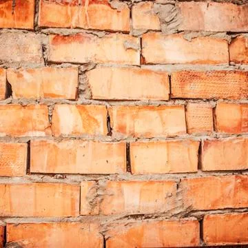 Red brick wall background Stock Photos