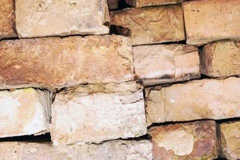 Red brick wall background Stock Photos
