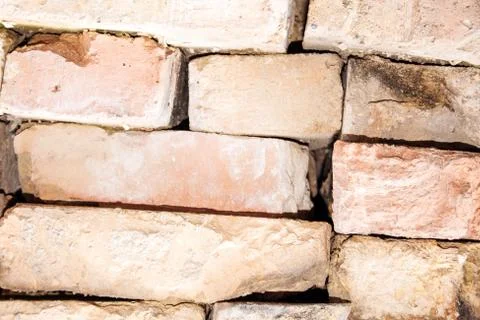Red brick wall background Stock Photos