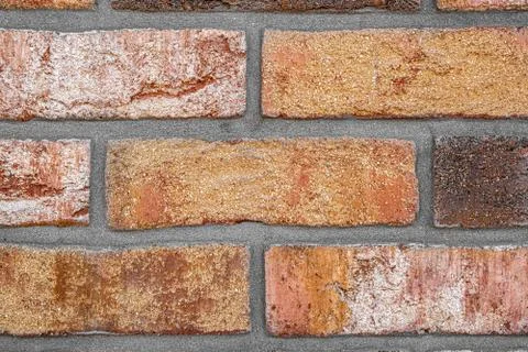 Red brick wall as a background Stock Photos