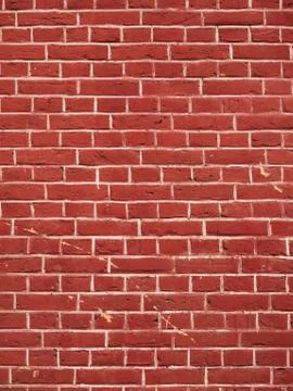 Red Brick wall for background Stock Photos
