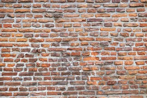 Red brick wall background. Stock Photos