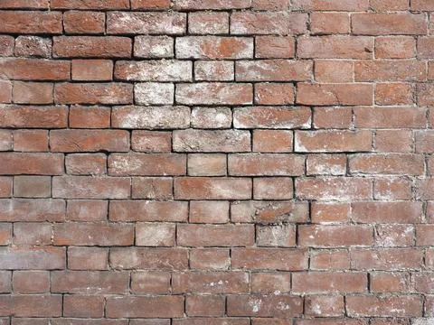 Red brick wall background Stock Photos