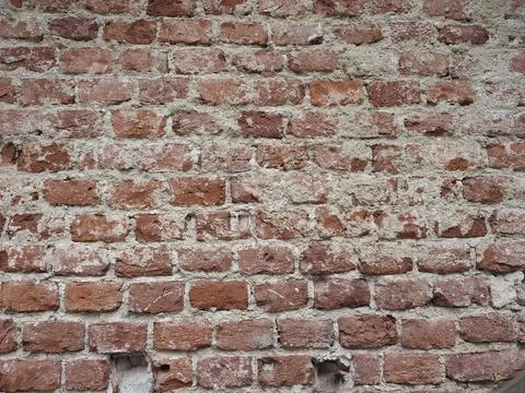 Red brick wall background Stock-Fotos