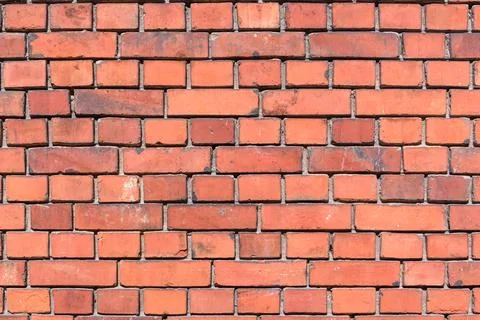 Red brick wall as background Stock Photos