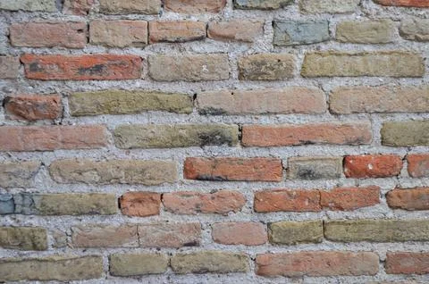 Red brick wall background Stock Photos
