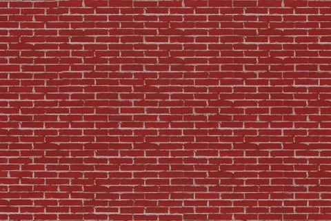 Red Brick Wall Background Texture Stockillustratie
