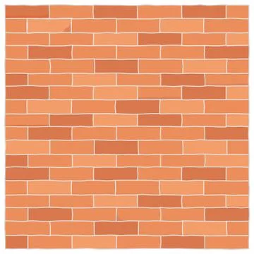Red brick wall background. Texture pattern vector. Stockillustratie