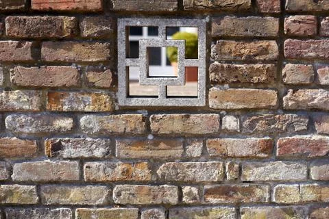 Red brick wall background texture Stock Photos