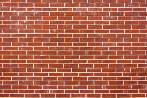 Red brick wall, background texture Stock Photos