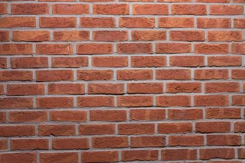 Red brick wall background texture Foto stock