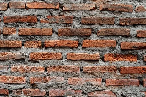 Red Brick wall background texture. Home brick wall wallpaper background Stock Photos