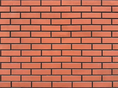 Red brick wall background texture pattern for architectural design Stock Photos