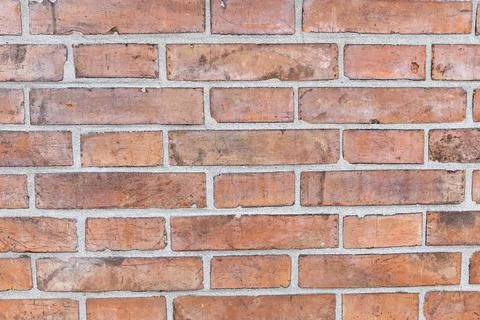Red brick wall background, texture, Italy Stock Photos