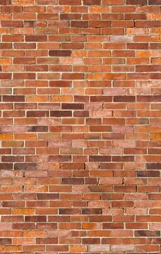 Red brick wall background texture – seamless masonry pattern Foto stock