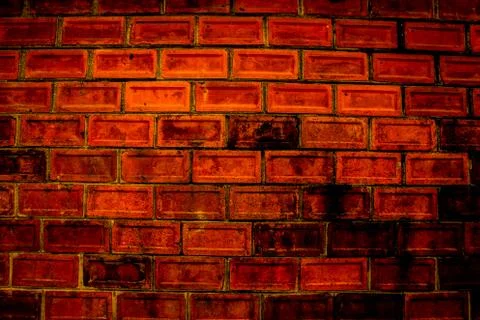 Red brick wall  background,texture Stock Photos