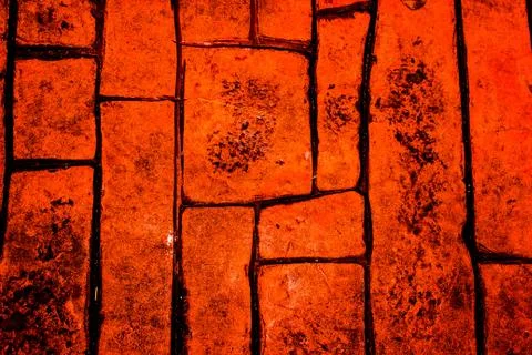 Red brick wall  background,texture Stock Photos