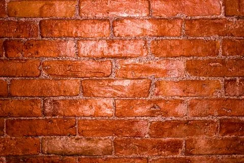 Red brick wall  background,texture Stock Photos