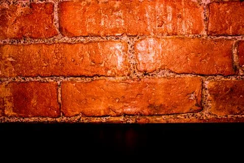 Red brick wall  background,texture Stockfoto's