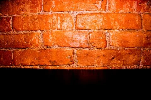 Red brick wall  background,texture Stock Photos